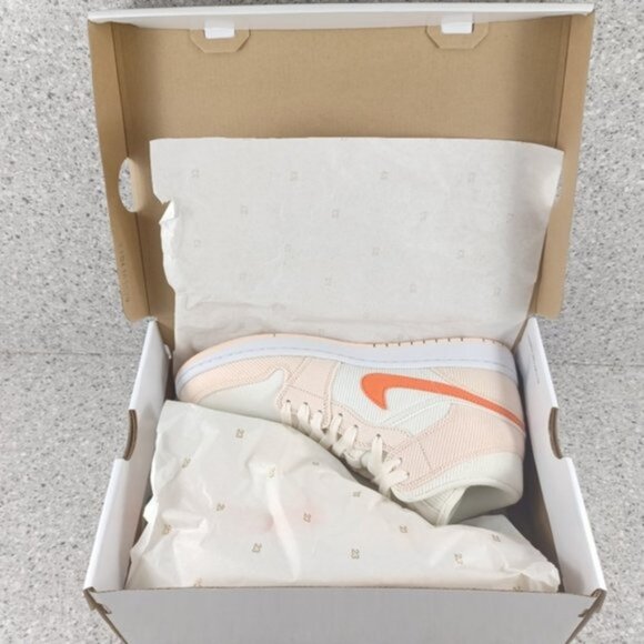 Women's Air Jordan 1 Mid Corduroy Sail Sneakers - Size 10.5 Shoes - Picture 9 of 12